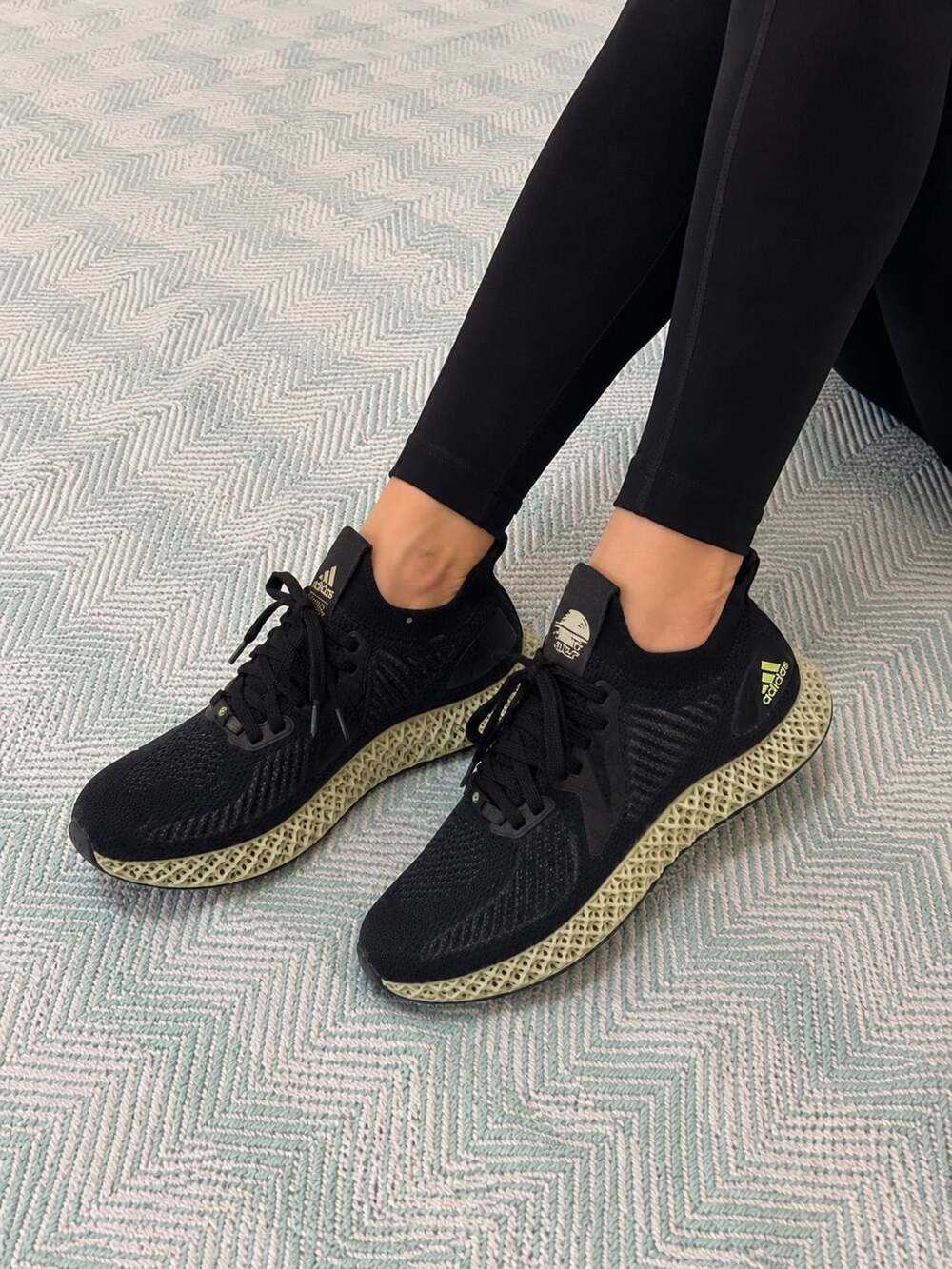 adidas Alphaedge 4D Star Wars Death Star Black Size US 5 FV4685